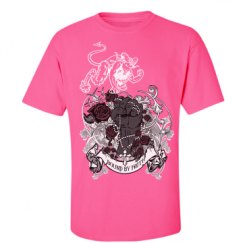 Unisex Ultra Cotton Safety Neon Crewneck Tee