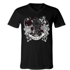 Unisex V-Neck Jersey Tee