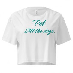 Ladies Festival Cali Crop Top Tee