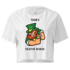 Ladies Festival Cali Crop Top Tee