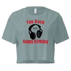 Ladies Festival Cali Crop Top Tee