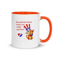 11oz Ceramic Mug with Color Inside