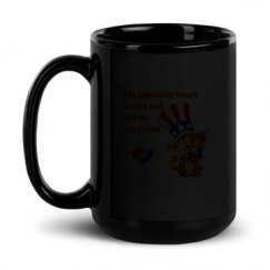15oz Black Glossy Mug