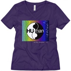 Ladies Relaxed Fit V-Neck Tee