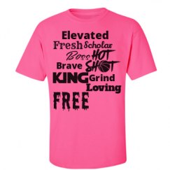 Unisex Ultra Cotton Safety Neon Crewneck Tee