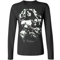 Ladies Relaxed Fit Basic Long Sleeve Tee