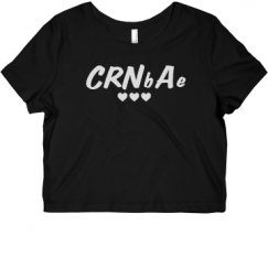 Ladies Slim Fit Crop Top Tee