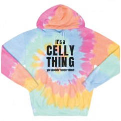 Unisex Tie-Dye Fleece Hoodie