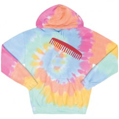 Unisex Tie-Dye Fleece Hoodie