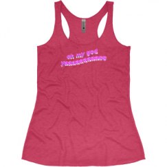 Ladies Slim Fit Super Soft Racerback Triblend Tank