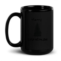 15oz Black Glossy Mug