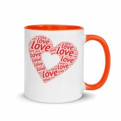11oz Ceramic Mug with Color Inside