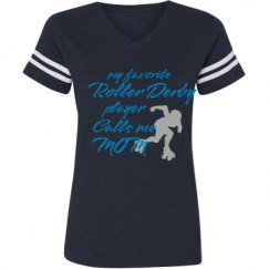 Ladies Relaxed Fit Vintage Sports Tee