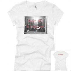 Room 145 is a stay over T-shirt 