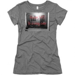 Ladies Slim Fit Super Soft Triblend Tee