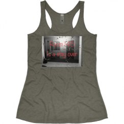 Ladies Slim Fit Super Soft Racerback Triblend Tank