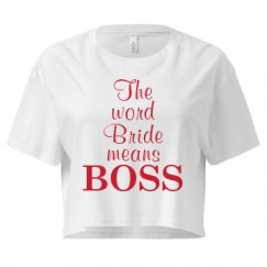 Ladies Festival Cali Crop Top Tee