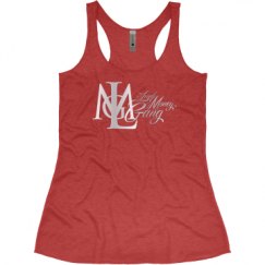 Ladies Slim Fit Super Soft Racerback Triblend Tank