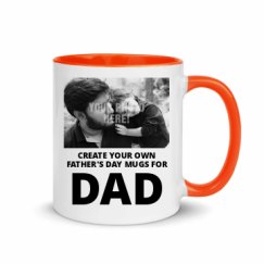 11oz Ceramic Mug with Color Inside