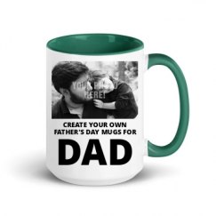 15oz Ceramic Mug with Color Inside