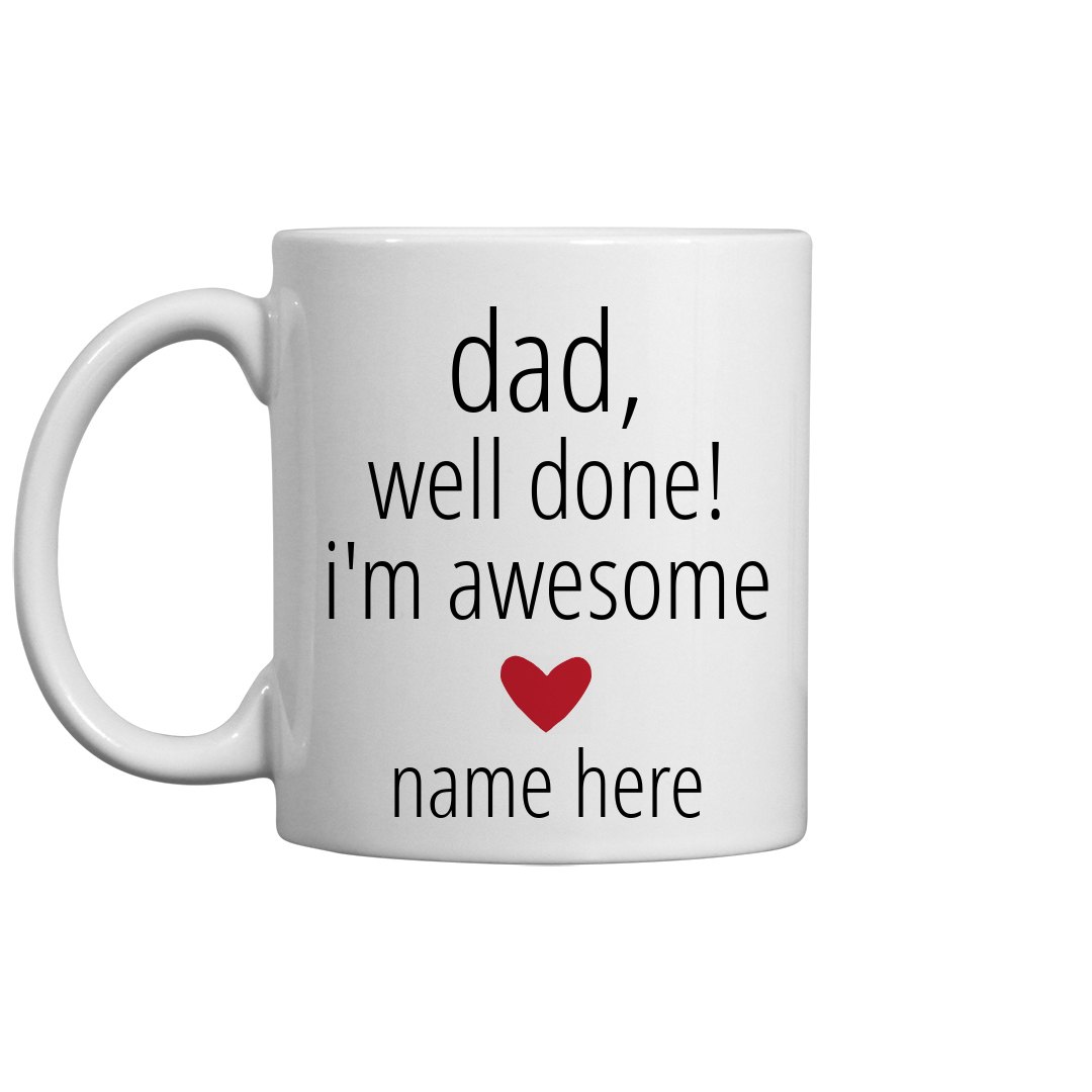 custom dad mug