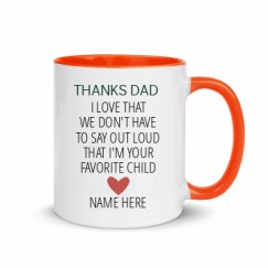 11oz Ceramic Mug with Color Inside