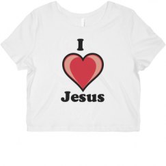 Ladies Slim Fit Crop Top Tee