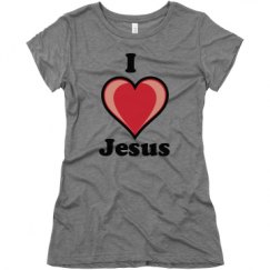 Ladies Slim Fit Super Soft Triblend Tee