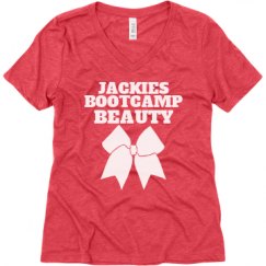 Ladies Relaxed Fit Super Soft Triblend V-Neck Tee