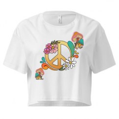Ladies Festival Cali Crop Top Tee