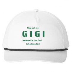 Snapback Five-Panel Rope Hat