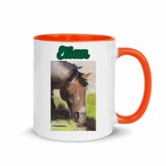 11oz Ceramic Mug with Color Inside