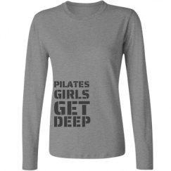 Ladies Relaxed Fit Basic Long Sleeve Tee