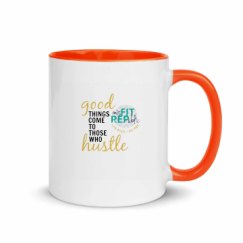 11oz Ceramic Mug with Color Inside