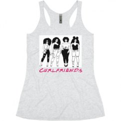 Ladies Slim Fit Super Soft Racerback Triblend Tank