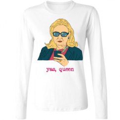 Ladies Relaxed Fit Basic Long Sleeve Tee