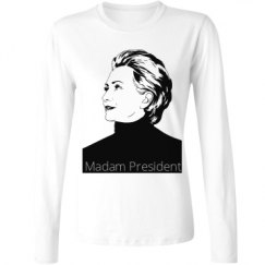 Ladies Relaxed Fit Basic Long Sleeve Tee