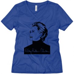 Ladies Relaxed Fit V-Neck Tee