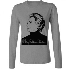 Ladies Relaxed Fit Basic Long Sleeve Tee