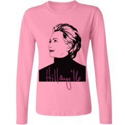 Ladies Relaxed Fit Basic Long Sleeve Tee