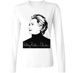 Ladies Relaxed Fit Basic Long Sleeve Tee