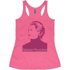 Ladies Slim Fit Super Soft Racerback Triblend Tank