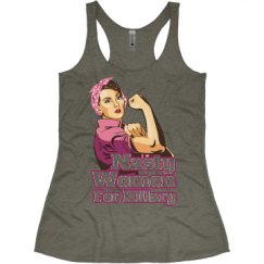 Ladies Slim Fit Super Soft Racerback Triblend Tank