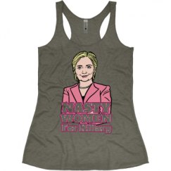 Ladies Slim Fit Super Soft Racerback Triblend Tank