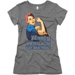 Ladies Slim Fit Super Soft Triblend Tee