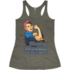 Ladies Slim Fit Super Soft Racerback Triblend Tank