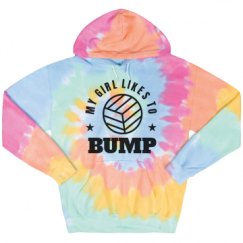 Unisex Tie-Dye Fleece Hoodie