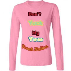 Ladies Relaxed Fit Basic Long Sleeve Tee