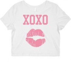 Ladies Slim Fit Crop Top Tee