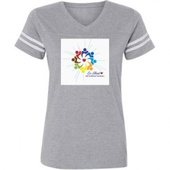 Ladies Relaxed Fit Vintage Sports Tee